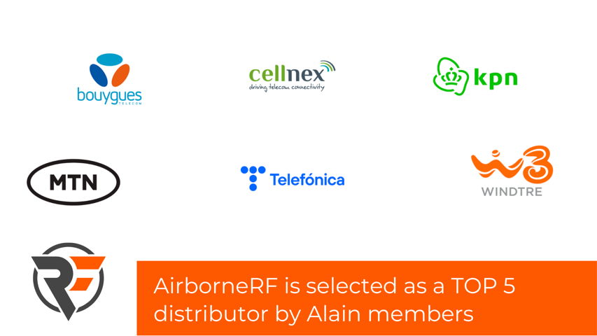 AirborneRF is leading the way towards to Aerial IOT with Alaian members